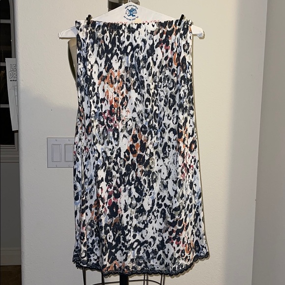 Multi Color Leopard Print Skirt - Picture 1 of 1